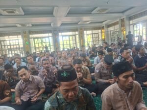 Polresta Sidoarjo dan Warga Gelar Doa Bersama untuk Kesembuhan Santri Ponpes Manbaul Hikam